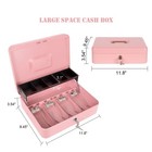 Cash Box With Money Tray And Key Lock  Money Box With Safe Locking  Money Sav