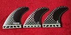 New Futures Fins F8 Blackstix Surfboard Fins Large L Thruster