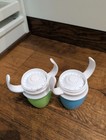 Munchkin Miracle 360 Trainer Toddler Cups 2 Pack 7 Ounce Blue Green