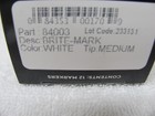  1 Pen  Dykem Part  84003 Brite-mark Paint Marker Pen Medium Tip Color White New