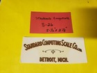  2  Standard Computing Co  Antique Scale Decals  2    s-26