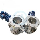 Ss304 Rotary Discharge Airlock Valve Feeder Heavy Duty Dust Unloading Collector