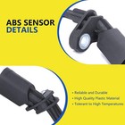 Abs Wheel Speed Sensor Front Rear Left Right Compatible With Volkswagen And Audi