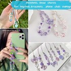 260 pcs Acrylic Beads Kit     Charms   Strings For Girls Jewelry   Keychains 