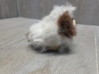Vintage Mechanical Wind Up Jumping Fur Dog Litho Tin Toy  Japan