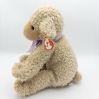 Ty Vtg Beanie Buddy 1997 Lovie The Lamb Sheep 11    Bean Bag Plush Purple Bow