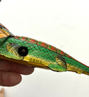 Vintage Small 6 5  Tin Litho Crocodile Alligator Wind Up Toy  Gama  West Germany