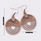 Handmade Unique Bohemian Tribal Hoop Spiral Earring Vintage Gold Silver Geometry