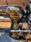 Singer Model 27  Sewing Machine Golden Sphynx Go366239 Has Bobbin Antique