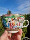 Antique 19thc Chinese Cup Canton Famille Rose Af 4 5  