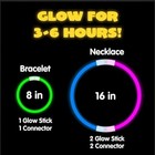 Joyn 144 Pack 8  Glow Sticks - Neon Glow Party Favors  Necklaces   Bracelets