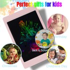 2pack Colorful Lcd Writing Drawing Tablet Pad 8 5  Notepad Draw Board For Kids