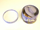 Collectible Avon Teddy Bear With Hat In Box Retired New Mauve Purple Brown