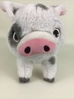 Disney Store Moana Pua Pig Plush 9  Stuffed Animal Toy White Gray Spots Piglet 