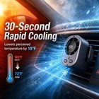 Clip On Air Conditioner For Car  2026 Portable Car Air Conditioner 360   Rotation