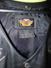 Harley Davidson 100th Anniversary Leather Vest 3xl 2003 Ex-large Size Rider
