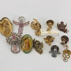 Guardian Angel Religious Lapel Pin Lot Of 25 Angels - Random Mix