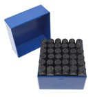 36 Pc 1 2  12 5mm Metal Punch Stamp Letter Number Marking Gold Silver Ingot Bars