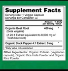 Usda Organic Beet Root 8000 Mg Strength 20 1 Extract  120 Vegan Capsules  Kosher