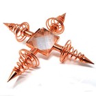 Copper Energy Generator With Quartz Pyramid   Coils For Healing  Reiki  Chakra B
