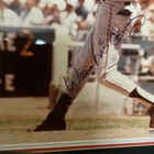 Deceased Giants Willie Mccovey Signed  Poster  20x24 Matted  Psa Aq63157