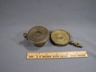Antique Or Vintage Brass Apothecary Graduated Weight Cups - Set 7 Pieces
