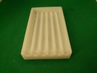 Fluted Milk Glass Dental Organizing Tray--american Cabinet Co--vintage