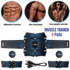 2025 Tactical Ems Muscle Stimulator Electric Abdominal Toning Belt Rechargeable
