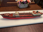 Vintage Wen-mac Texaco Ss North Dakota Toy Oil Tanker Battery Op 27  Working