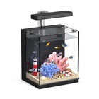 2 Gallon Betta Fish Tank With Filter   Led Light - Perfect For Kids   Beginners