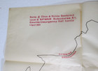 Tactical 1964  Infantry Division Onion Skin Map Overlay  georida Braggonia 