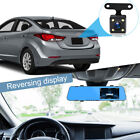 1080p Rearview Mirror Car Dvr Dual Dash Cam Camera Front Rear Hd Video Recorder
