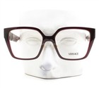 Versace Eyeglasses Mod 3371d 5263 Glasses Dark Bordeaux Purple 54mm With Case