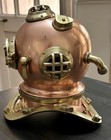 Antique 12    Diving Vintage Boston Mark V U s Navy Deep Sea Divers Helmet Replica