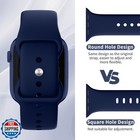 Patenting Sport Silicone Bands Compatible With Apple Watch Band 38mm 40mm 41m