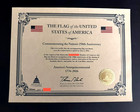 3x5 Us Flag Flown Over Capitol July 4 Honoring America s 250th Anniversary W coa