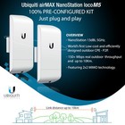 Wireless Bridge Ubiquiti Locom5 Pre-configured  Bundle Of 2 Ubiquiti Nanostat   