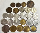 Italy Coin Lot 1866-1994  26 Coins  Mixed Denominations G-au Free Shipping