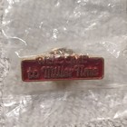Welcome To Miller Time Miller Beer Vintage Lapel Pin New In Bag  Never Opened