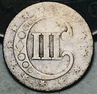 1852 Three Cent Silver Piece Trime 3c Type 1 Ungraded Us Coin Cc24797