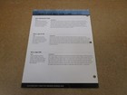 2005 Cadillac Xlr Competitive Comparison Sales Brochure 8pg Original Training