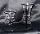 Party Lite - 6 Pc Glass Votive Candle Holder Set