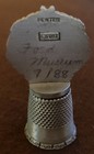 1902 Ford    999    Racer Car Pewter Thimbles By Fort