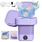 Portable Mini Washing Machine Washer Foldable Washer And Spin Dryer Small Travel