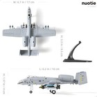 1 100 A-10 Thunderbolt Ii  warthog  Attack Pre-build Diecast Metal Aircraft