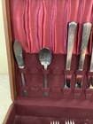 Vintage Antique Desire Wm Rogers Silverplate Flatware 53 Pc W box Overlaid