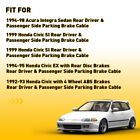 For Honda 99-00 Civic Si 1994-98 Acura Integra Parking Hand Brake Cable Set 2pcs