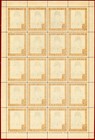 Indonesia 1949   53 Republik 25r  Sheet Of 20  Mint  Nh  Scv  200 00
