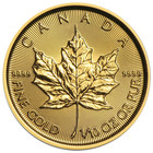 Canada 2017  5 1 10-oz Gold Maple Leaf  9999 Gem Bu