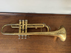 Vtg 1950s Conn  Director Trumpet Lacquered Brass-copper   Nickel   K45705